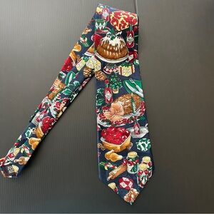 Tabasco Holiday Feast Silk Tie‎